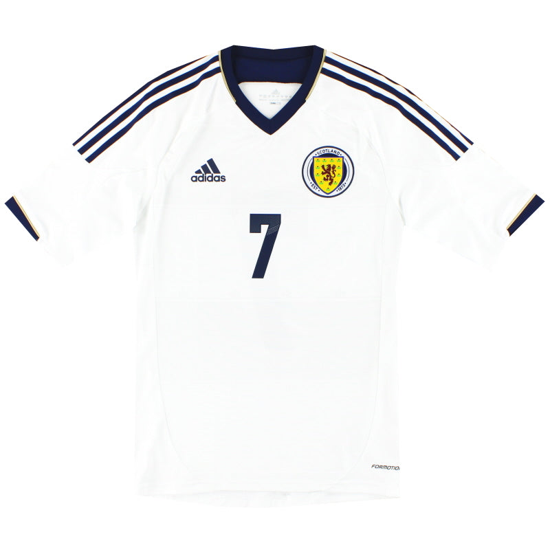 2012-14 Scotland adidas Formotion Player Issue Away Shirt *As New* S - Classic Football Kit