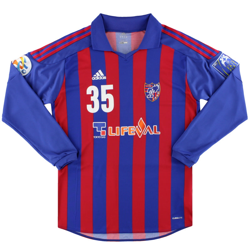2012 FC Tokyo adidas Match Issue ACL Home Shirt Shimoda #35 L/S
