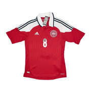 2012/13 Denmark Eriksen #8 Home Shirt (S) Adidas