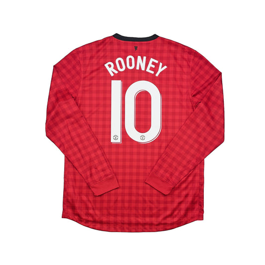 2012/13 Manchester United Rooney #10 L/S Home Shirt (L) Nike