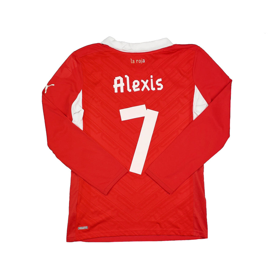 2012/14 Chile Alexis #7 *Player Issue* L/S Home Shirt (M) Puma