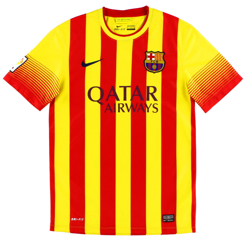 2013-14 Barcelona Nike Away Shirt S - Classic Football Kit