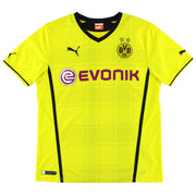 2013-14 Borussia Dortmund Puma Home Shirt L - Classic Football Kit