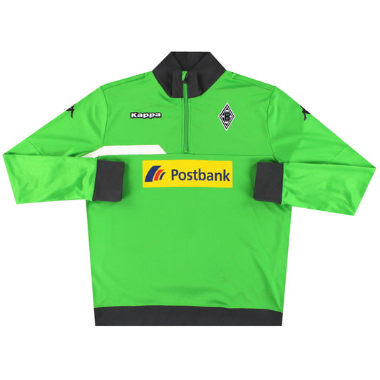 2013-14 Borussia Monchengladbach Kappa 1/4 Zip Training Top M