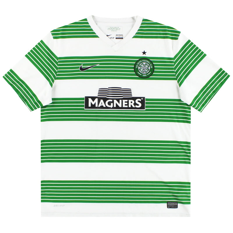 2013-15 Celtic Nike Home Shirt XL - Classic Football Kit