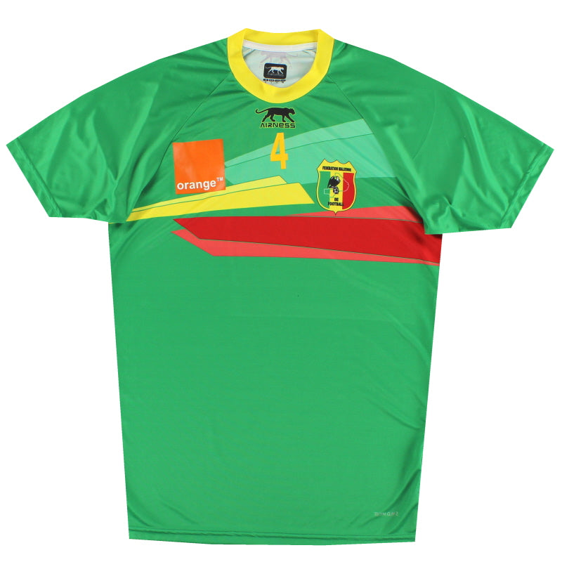 2013 Mali Airness Player Issue Training Shirt #4 L
