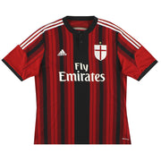 2014-15 AC Milan adidas Home Shirt M - Classic Football Kit