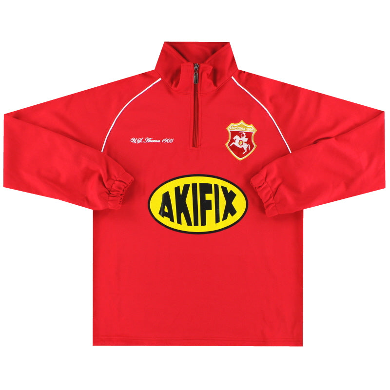 2014-15 Ancona 1/4 Zip Training Top S - Classic Football Kit