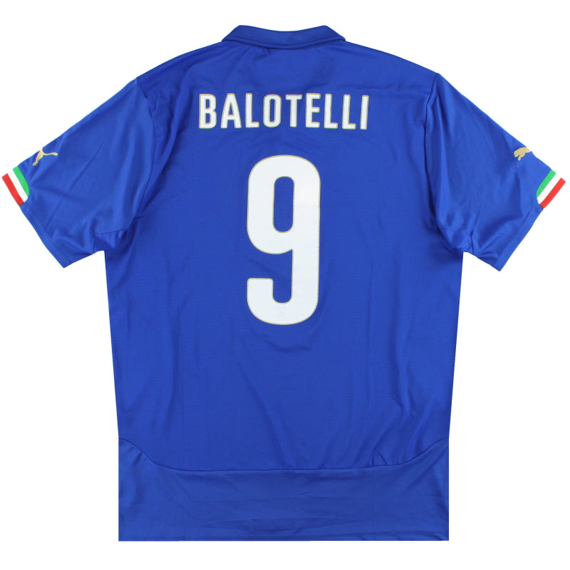 2014-15 Italy Puma Home Shirt Balotelli #9 M
