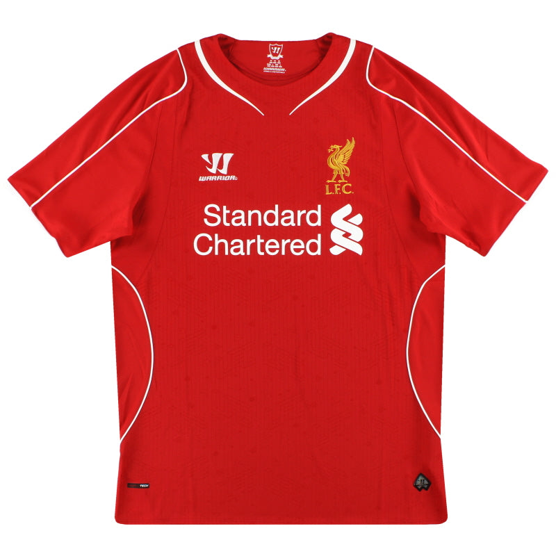2014-15 Liverpool Warrior Home Shirt S