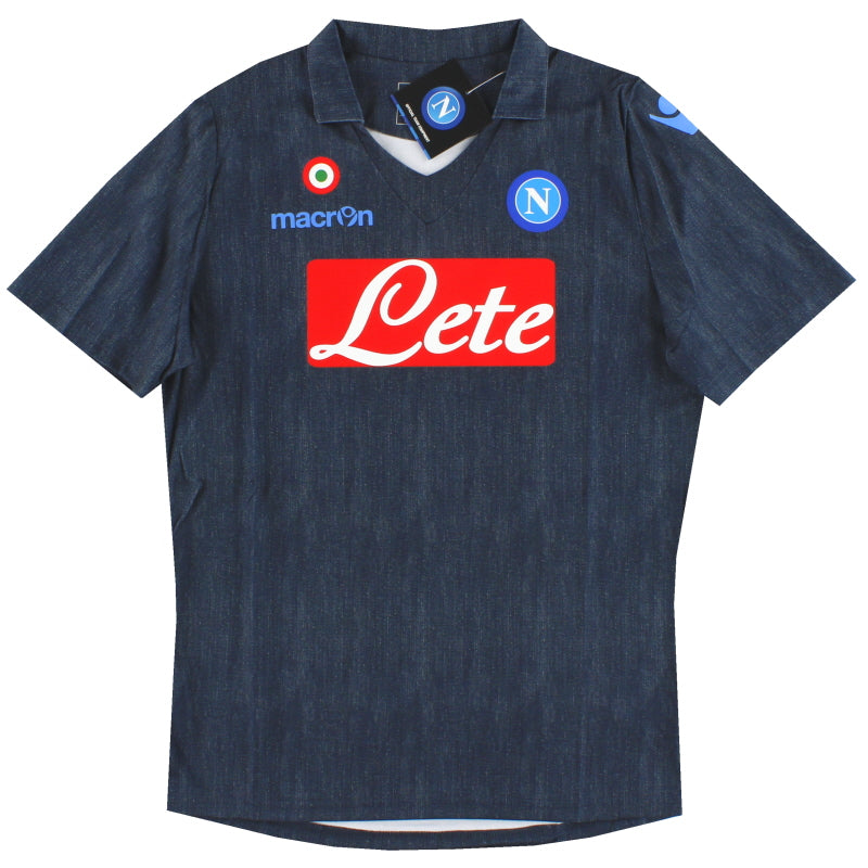 2014-15 Napoli Macron Basic Away Shirt *BNIB* S