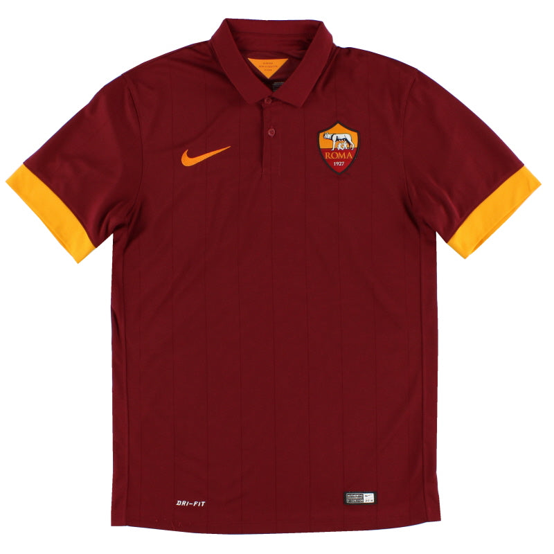 2014-15 Roma Nike Home Shirt M