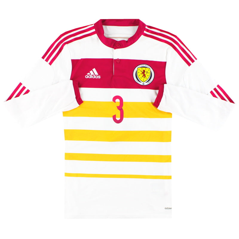 2014-15 Scotland adidas Player Issue adizero Away Shirt L/S *As New* - Classic Football Kit