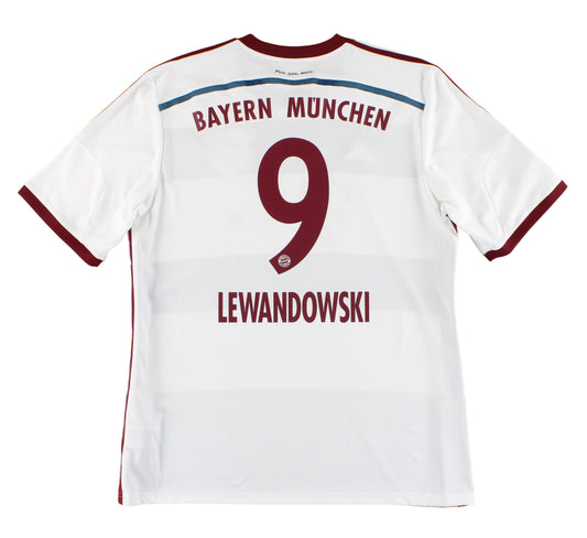 2014-15 Bayern Munich adidas Away Shirt Lewandowski #9 XL
