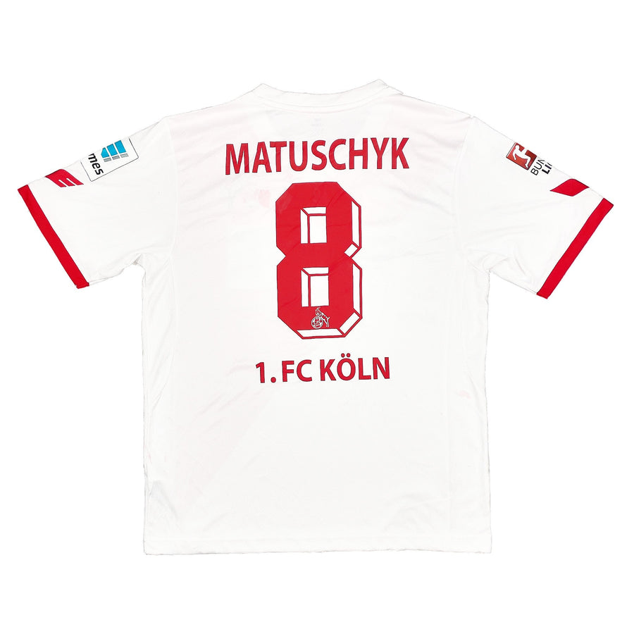 2014/15 FC Koln Matuszczyk #8 *Match Issued + Signed* Home Shirt (XL) Erima