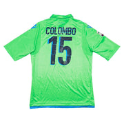 2014/15 Napoli Colombo #15 *Match Issue* GK Shirt (XL) Macron