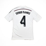2014/15 Real Madrid Sergio Ramos #4 Home Shirt (M) Adidas