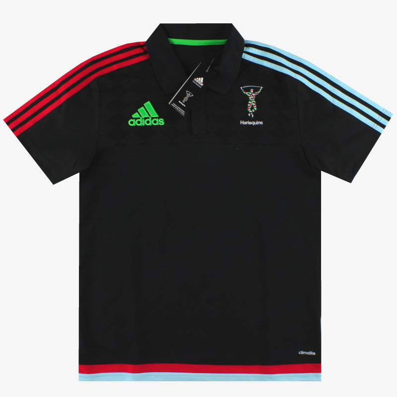 2015-16 Harlequins adidas Polo Shirt Shirt *BNIB* S