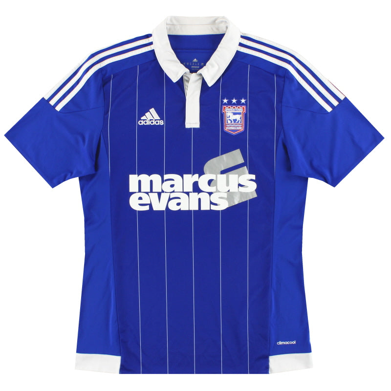 2015-16 Ipswich adidas Home Shirt S - Classic Football Kit