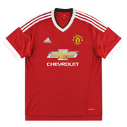 2015-16 Manchester United adidas Home Shirt L - Classic Football Kit