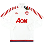 2015-16 Manchester United adidas 1/2 Zip Training Top *BNIB* S - Classic Football Kit
