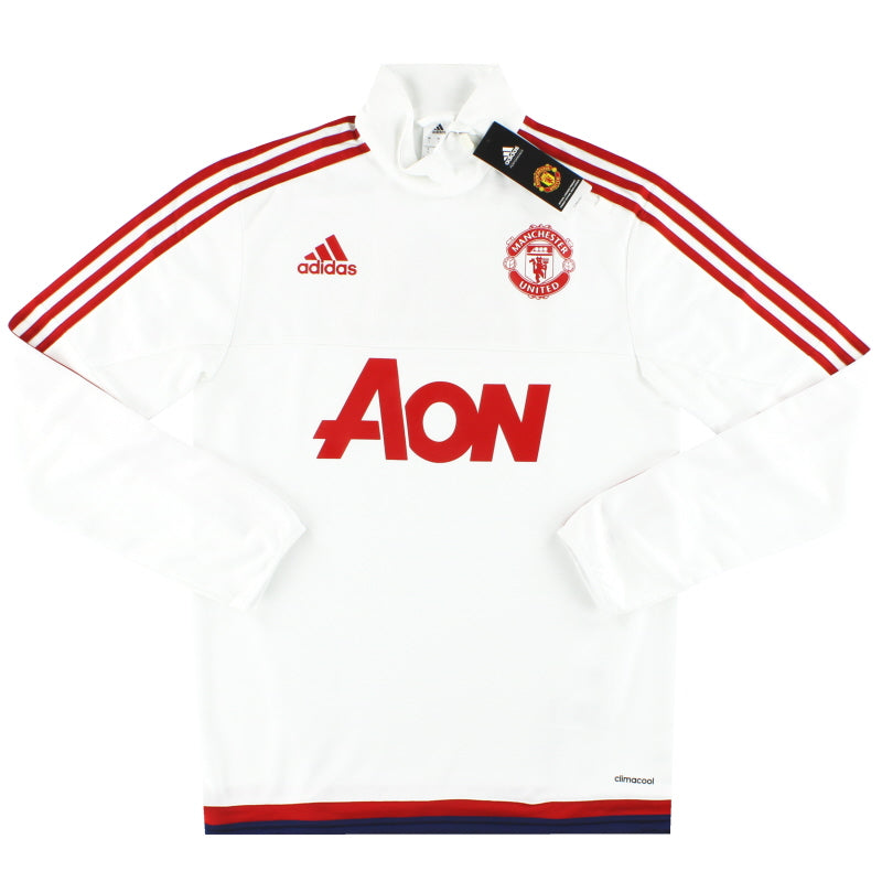 2015-16 Manchester United adidas 1/2 Zip Training Top *BNIB* S - Classic Football Kit