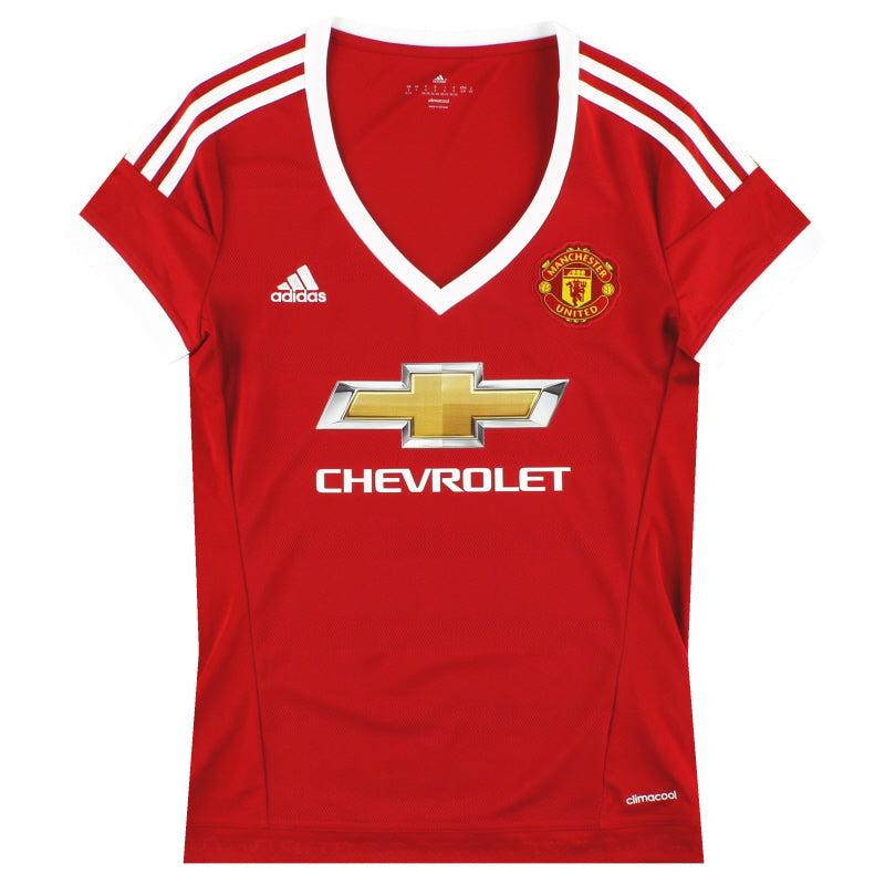 2015-16 Manchester United adidas Women's Home Shirt *Mint*