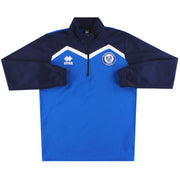 2015-16 Rochdale Errea 1/4 Zip Training Top M