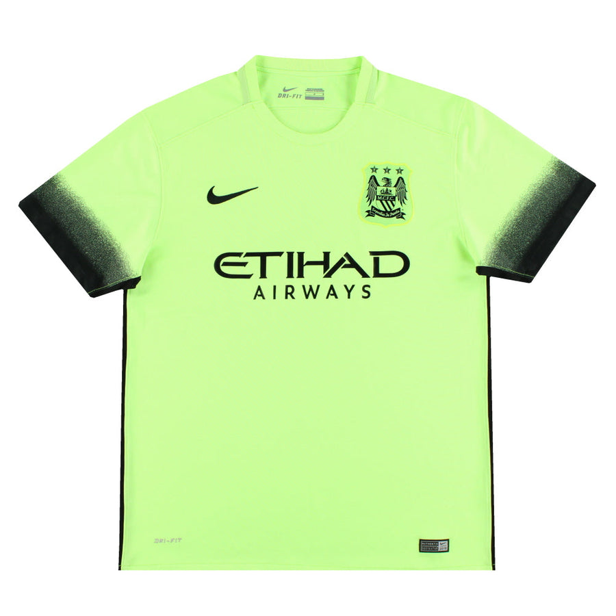 2015-16 Manchester City Nike Third Shirt L - Classic Football Kit
