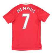 2015-16 Manchester United adidas Home Shirt Memphis #7 *Mint* XS