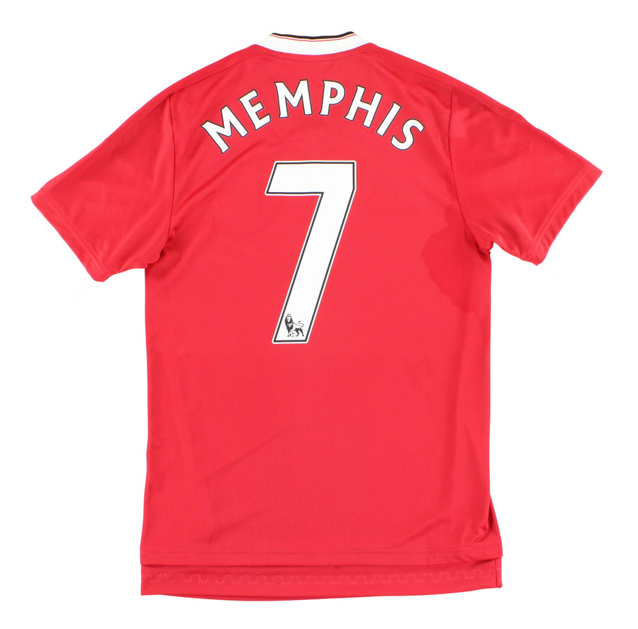 2015-16 Manchester United adidas Home Shirt Memphis #7 *Mint* XS