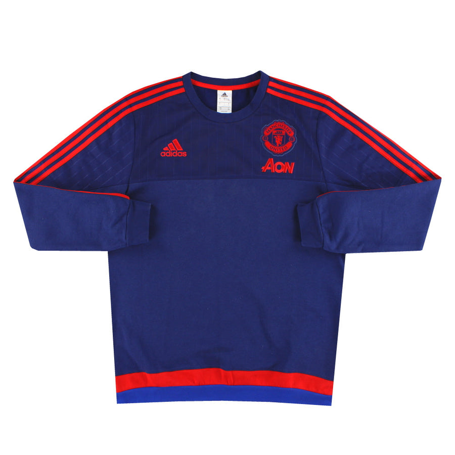 2015-16 Manchester United adidas Sweatshirt L - Classic Football Kit