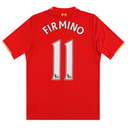 2015-16 Liverpool New Balance Home Shirt Firmino #11 S