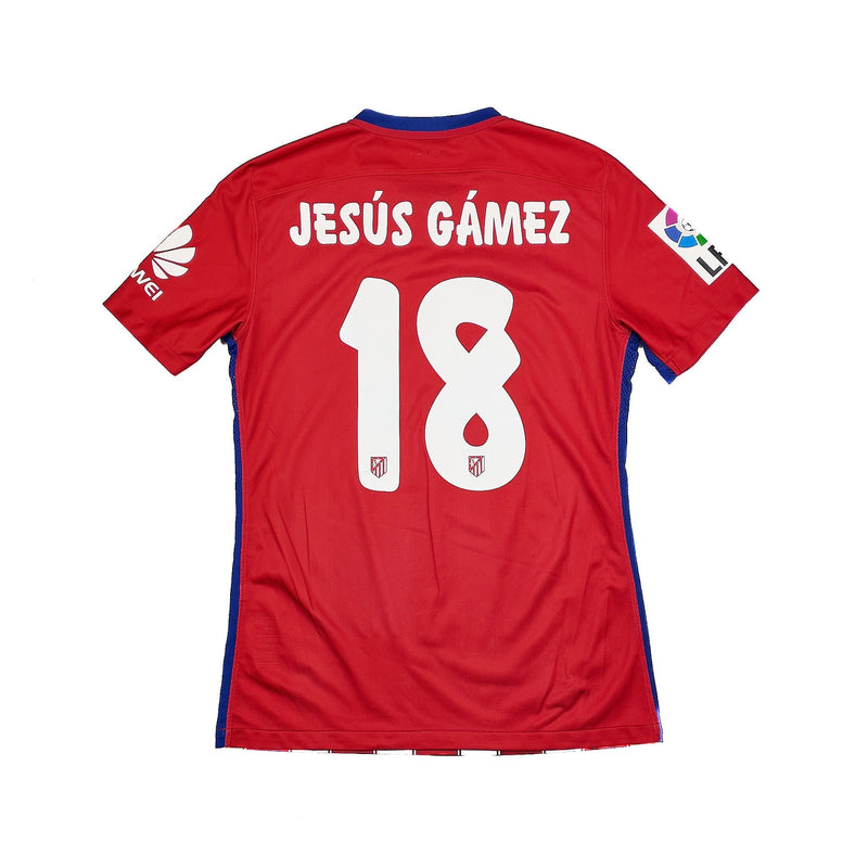 2015/16 Atletico Madrid Jesus Gamez #18 *Player Issue* Home Shirt (M) Nike