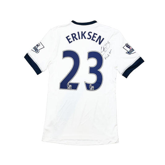 2015/16 Tottenham Eriksen #23 *Match Issue + Signed* Home Shirt (M) Under Armour