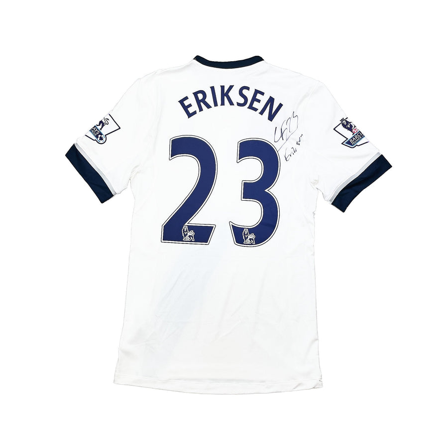 2015/16 Tottenham Eriksen #23 *Match Issue + Signed* Home Shirt (M) Under Armour