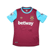 2015/16 West Ham Noble #16 *Match Issue + Signed* Home Shirt (S) Umbro