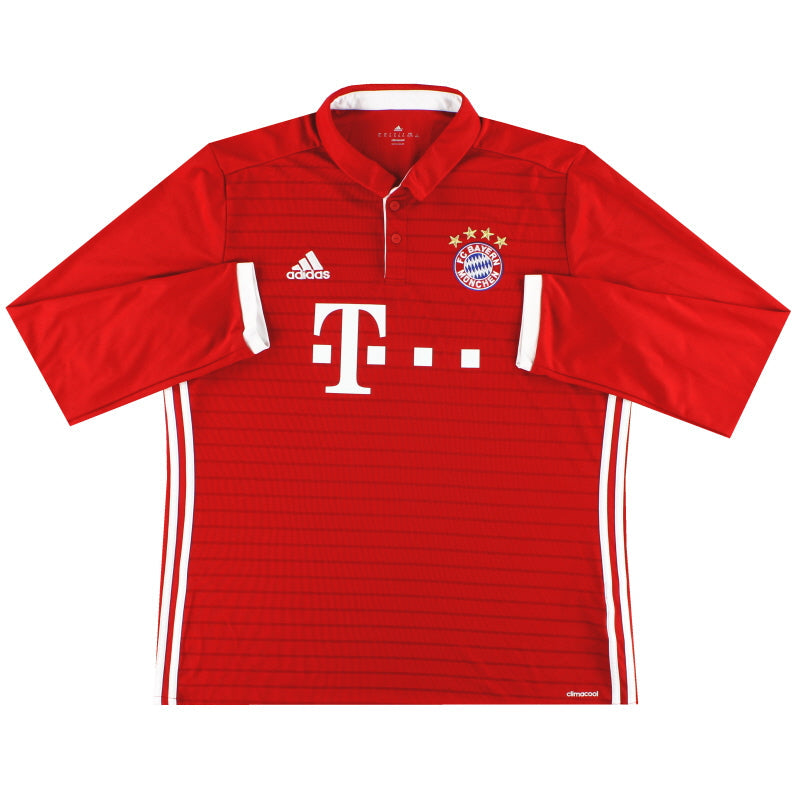 2016-17 Bayern Munich adidas Home Shirt L/S - Classic Football Kit