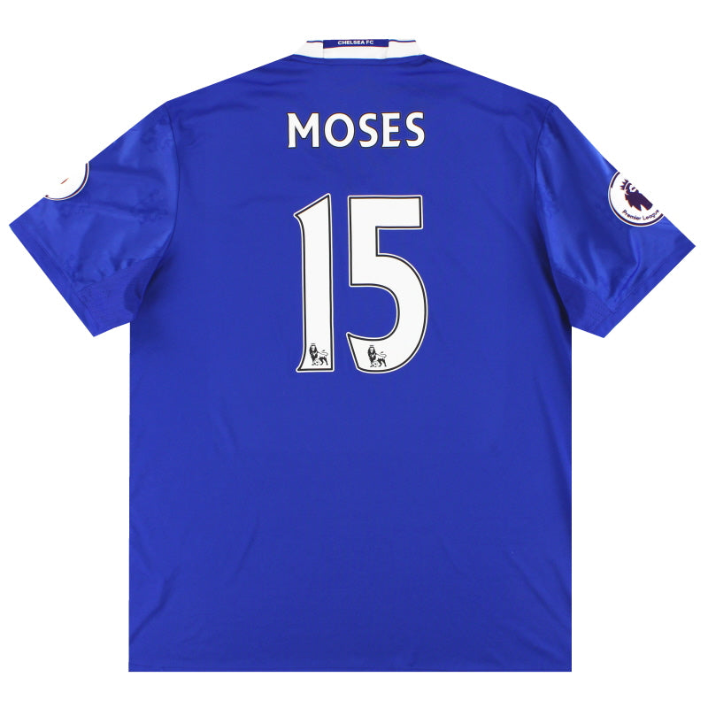 2016-17 Chelsea adidas Home Shirt Moses #15 *Mint* XXL