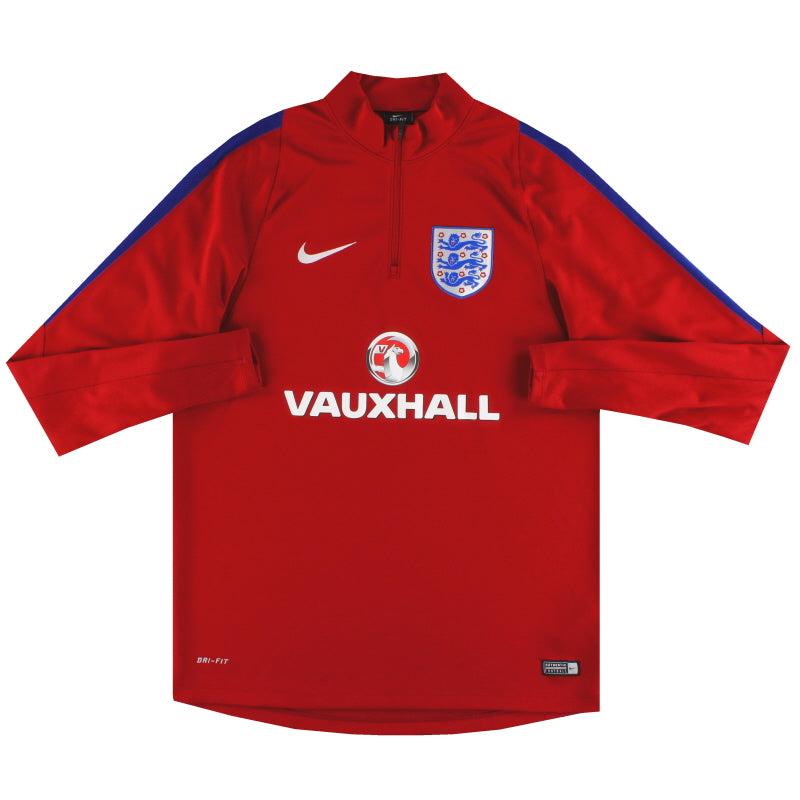 2016-17 England Nike 1/4 Zip Drill Top L
