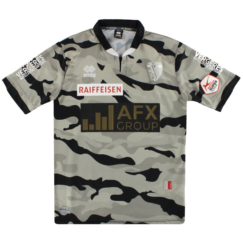 2016-17 FC Sion Errea Match Issue Third Shirt J. Adao #66 L