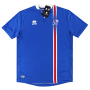2016-17 Iceland Errea Home Shirt *w/tags* XL - Classic Football Kit
