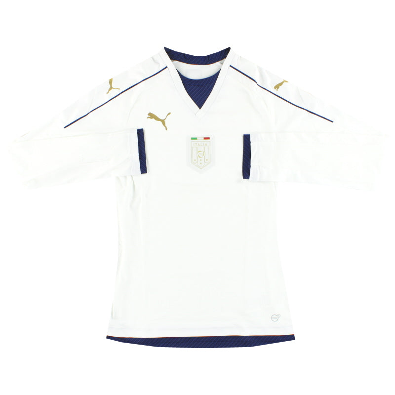 2016-17 Italy Puma Authentic 'Tribute' Away Shirt L/S *As New*