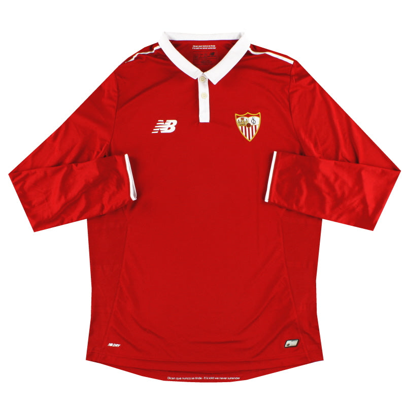 2016-17 Sevilla New Balance Away Shirt L/S L