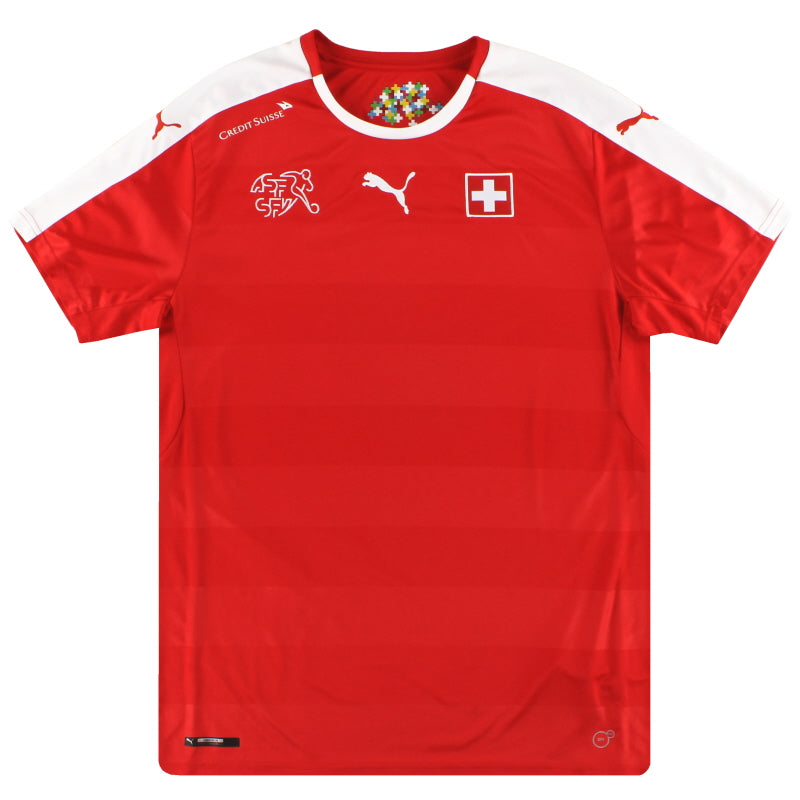 2016-17 Switzerland Puma Home Shirt S - Classic Football Kit