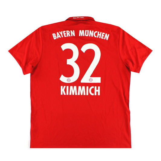 2016-17 Bayern Munich adidas Home Shirt Kimmich #32 XL