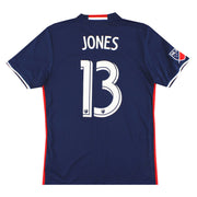 2016-17 New England Revolution adidas Home Shirt Jones #13 M - Classic Football Kit