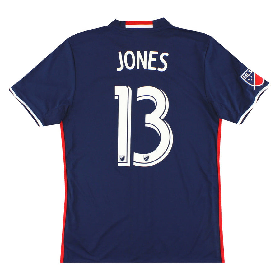 2016-17 New England Revolution adidas Home Shirt Jones #13 M - Classic Football Kit