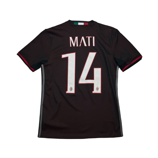 2016/17 AC Milan Mati #14 Home Shirt (S) Adidas