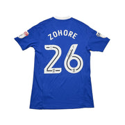 2016/17 Cardiff City Zohore #26 *Match Issued + Signed* Home Shirt (S) Adidas